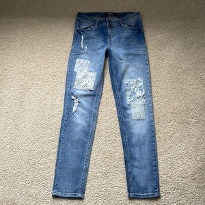 BUFFALO Henya Patched Denim Jeans